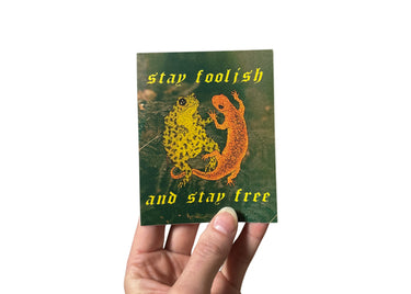 Foolish and Free Sticker