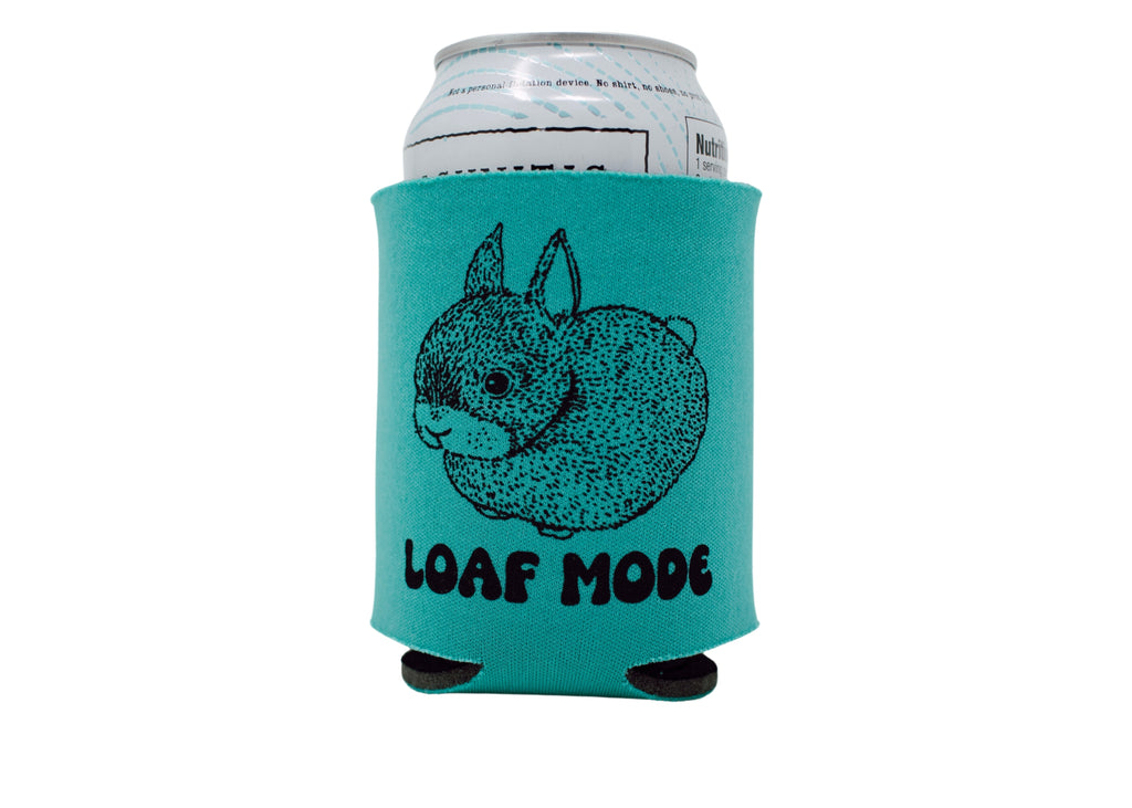 Teal Rabbit Can Holder