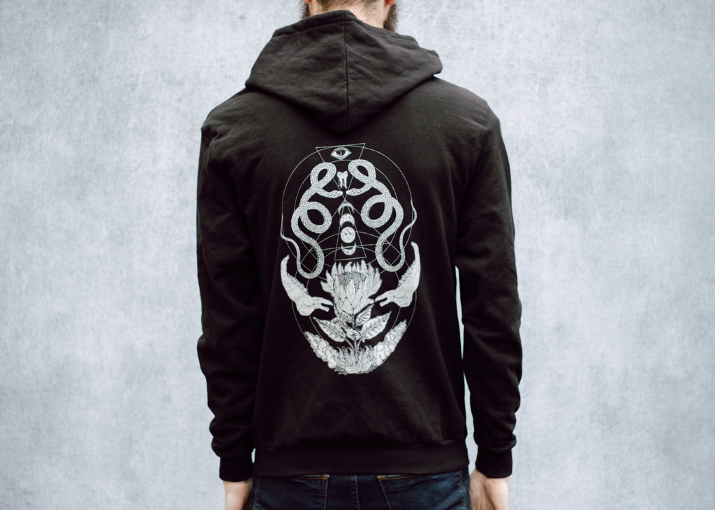 Snake and Bone Fleece Zipper Hoodie