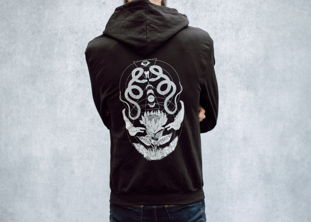 Snake and Bone Fleece Zipper Hoodie