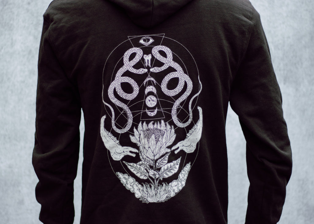 Snake and Bone Fleece Zipper Hoodie