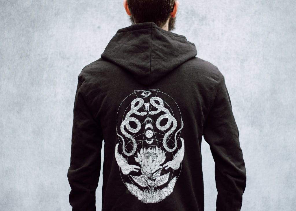 Snake and Bone Fleece Zipper Hoodie