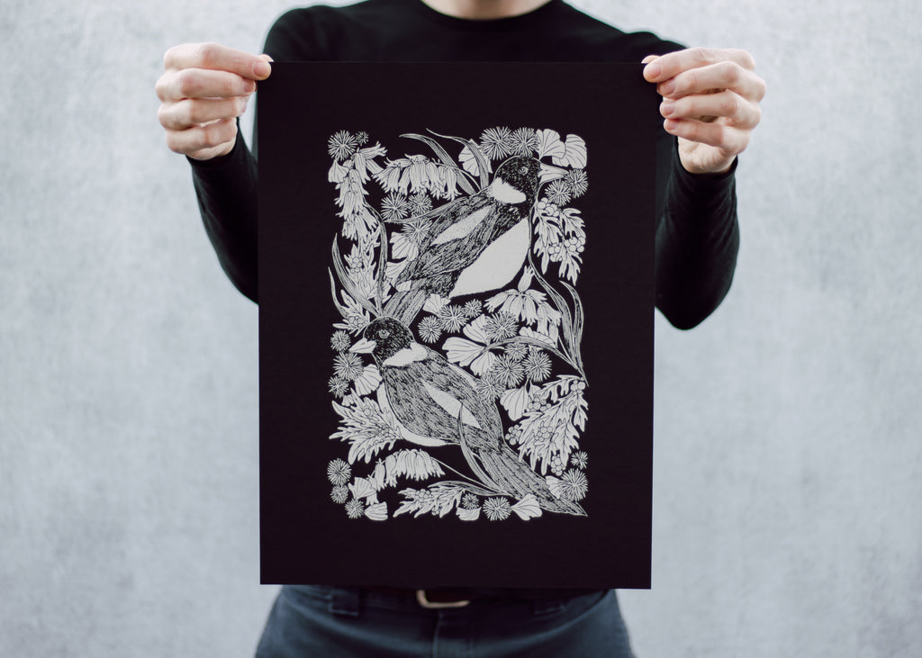 Magpie and Bontanicals Poster