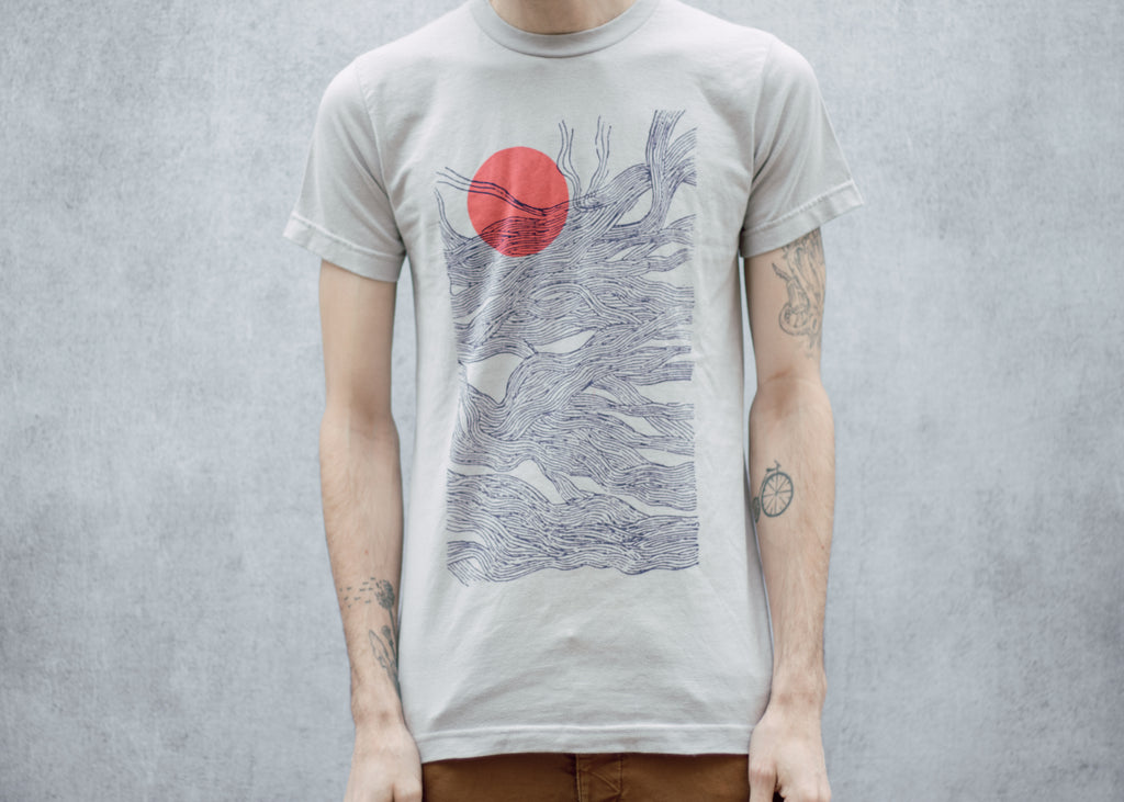 Sun and Waves T Shirt