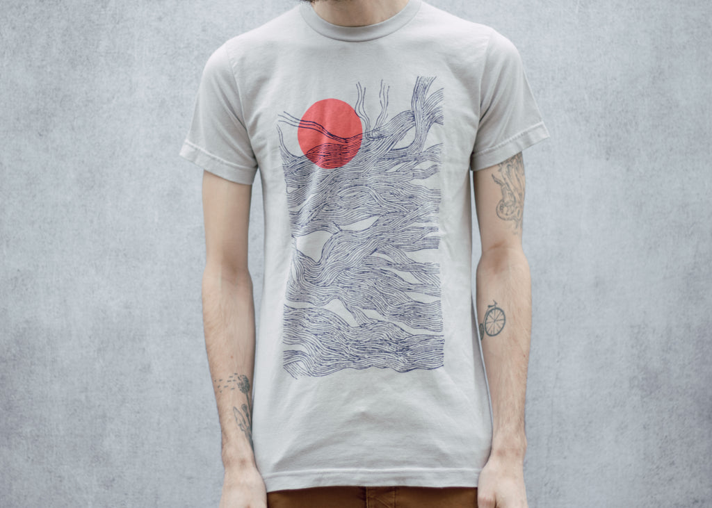 Sun and Waves T Shirt