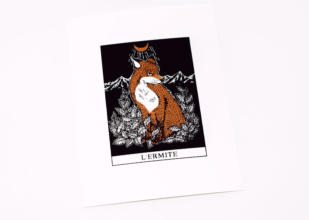 The Hermit Tarot Print