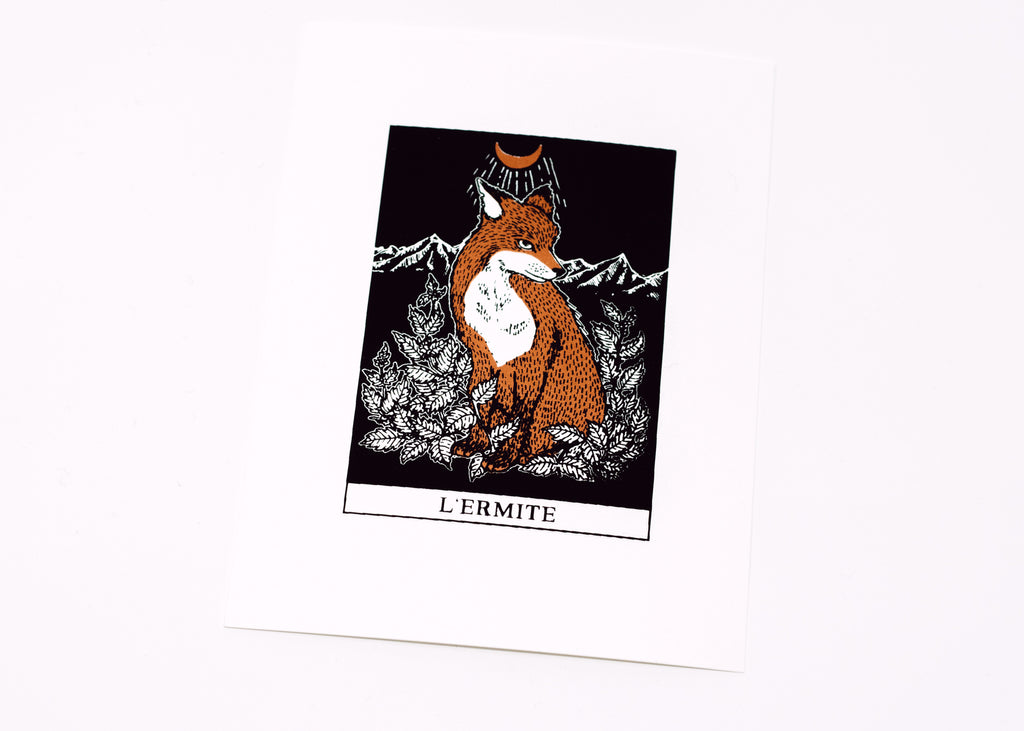The Hermit Tarot Print