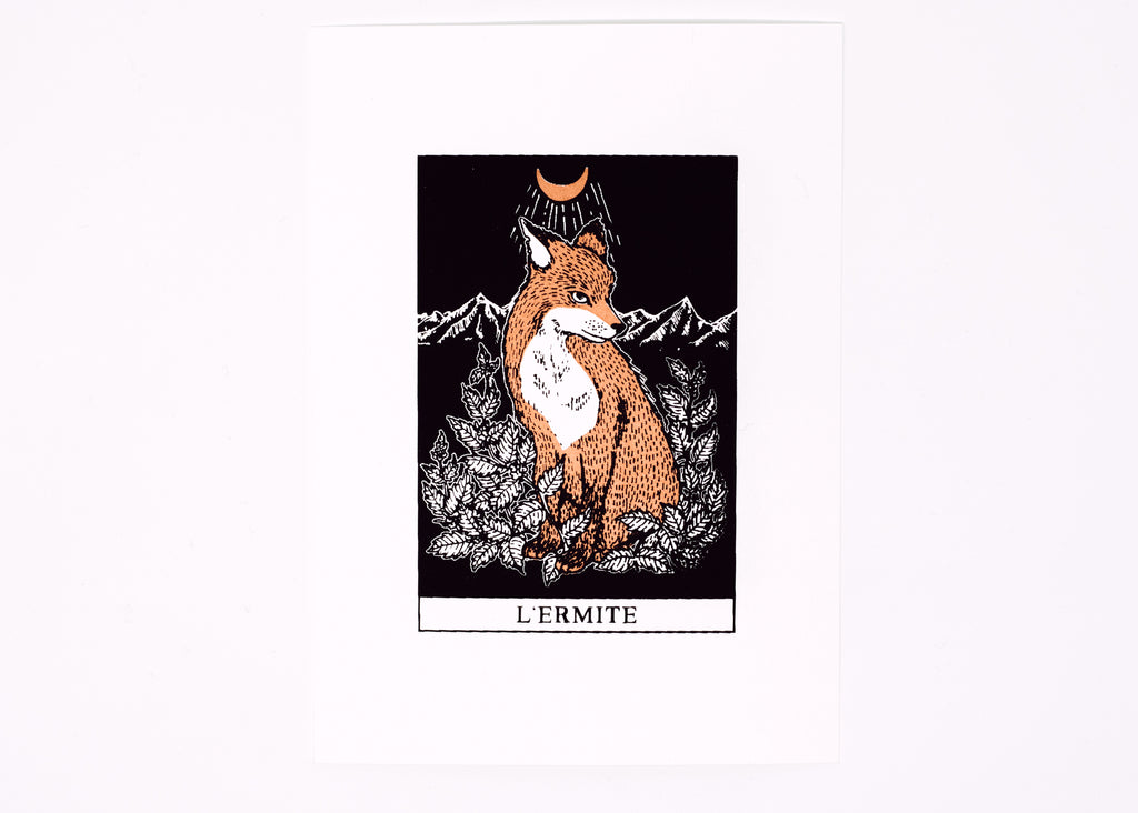 The Hermit Tarot Print