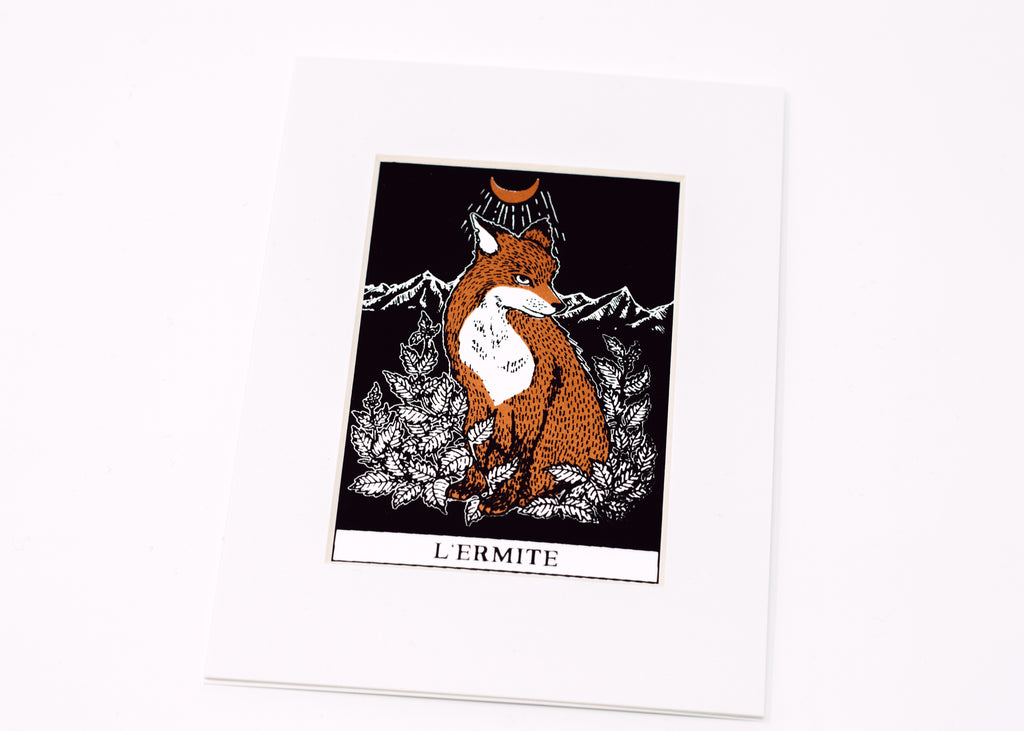 The Hermit Tarot Print