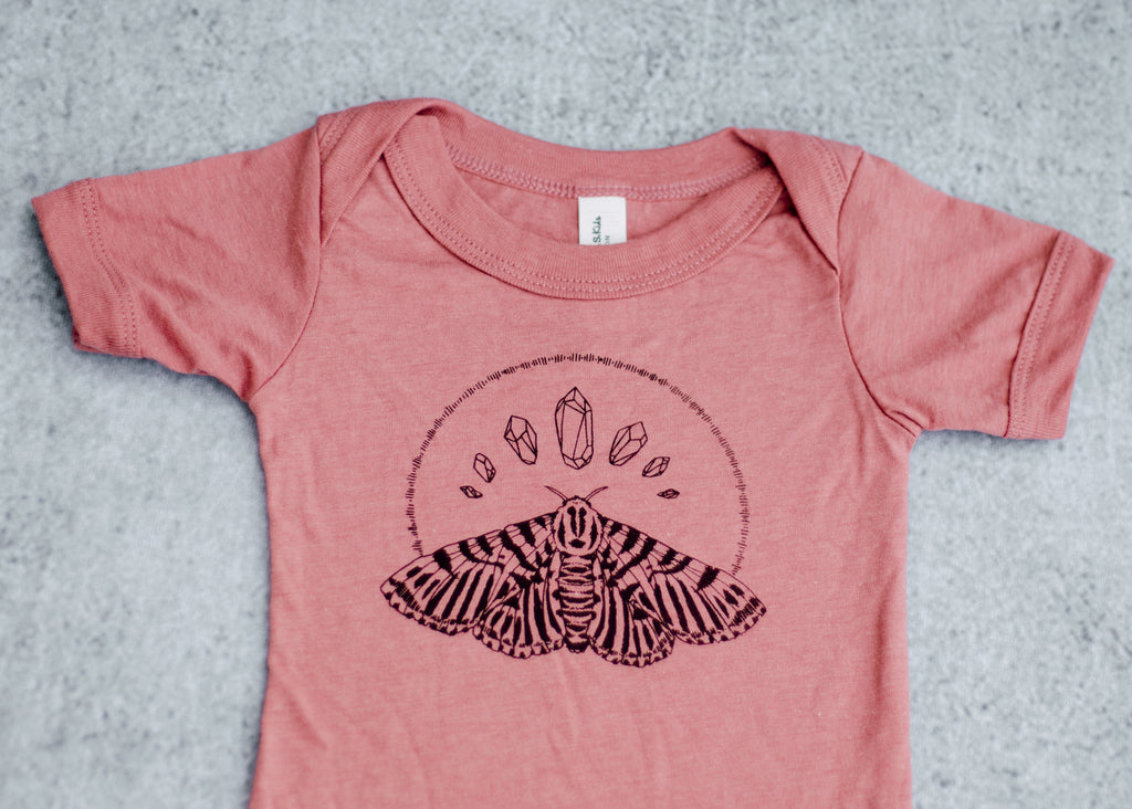 Moth and Crystal Infant Bodysuit