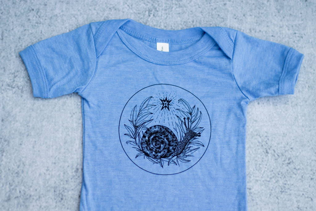 Snail and Star Infant Bodysuit