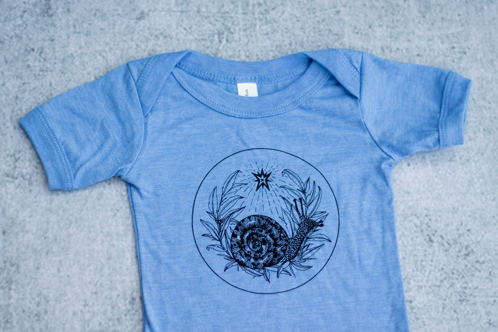 Snail and Star Infant Bodysuit