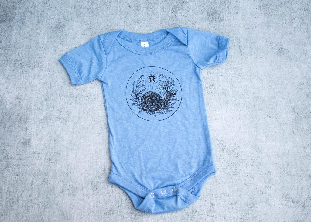 Snail and Star Infant Bodysuit