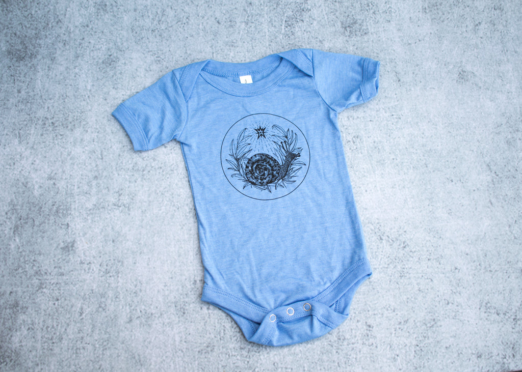 Snail and Star Infant Bodysuit