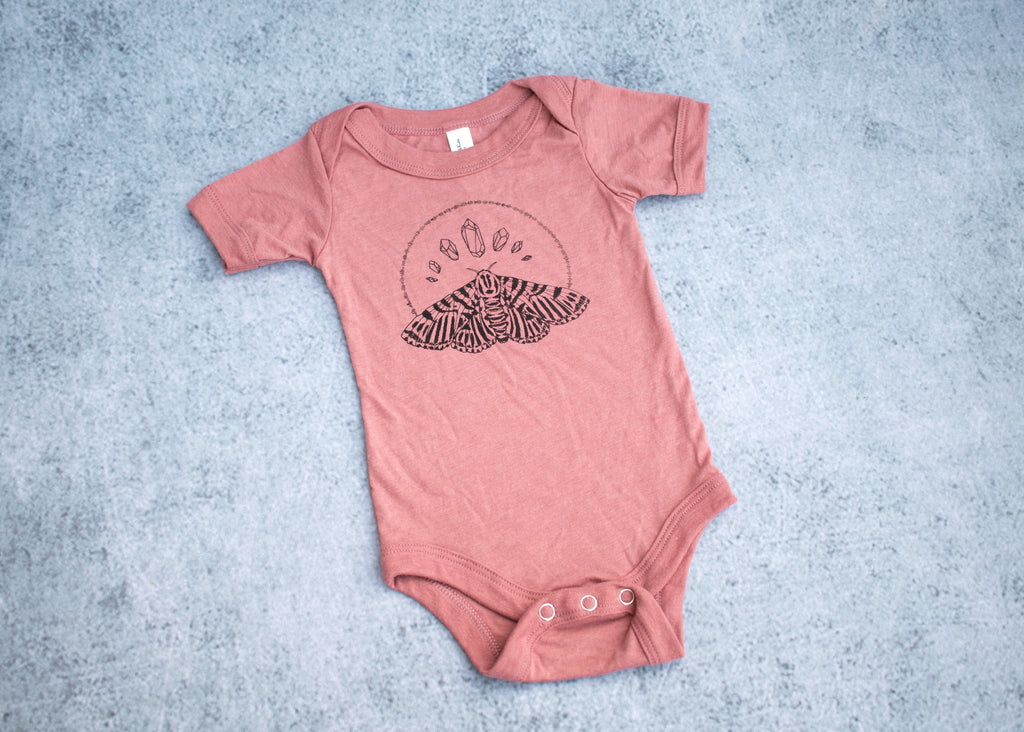 Moth and Crystal Infant Bodysuit
