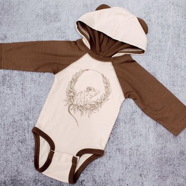 Mouse and Toadstool Ears Bodysuit