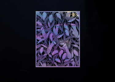 Holographic Carnivorous Plant Poster