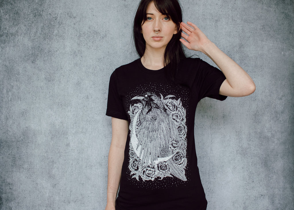 Raven and Crescent T-Shirt