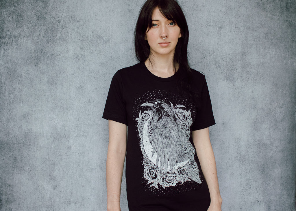 Raven and Crescent T-Shirt