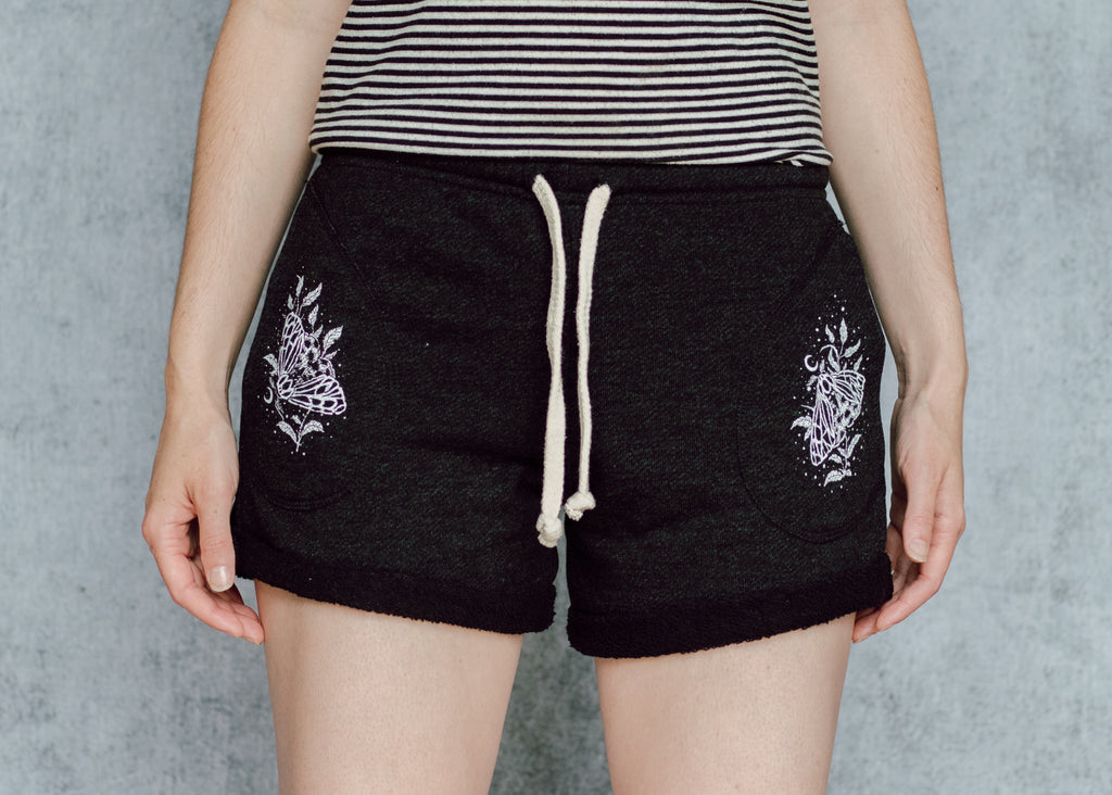 Cosmic Moth Shorts