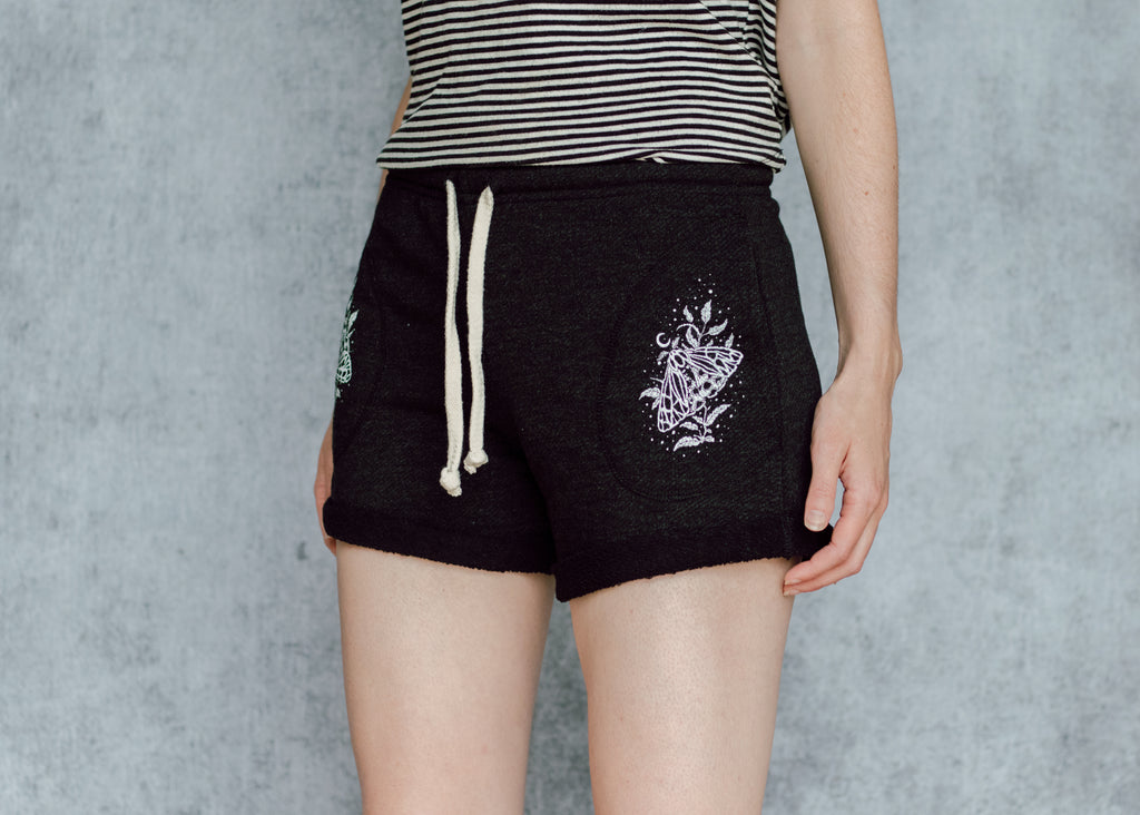 Cosmic Moth Shorts