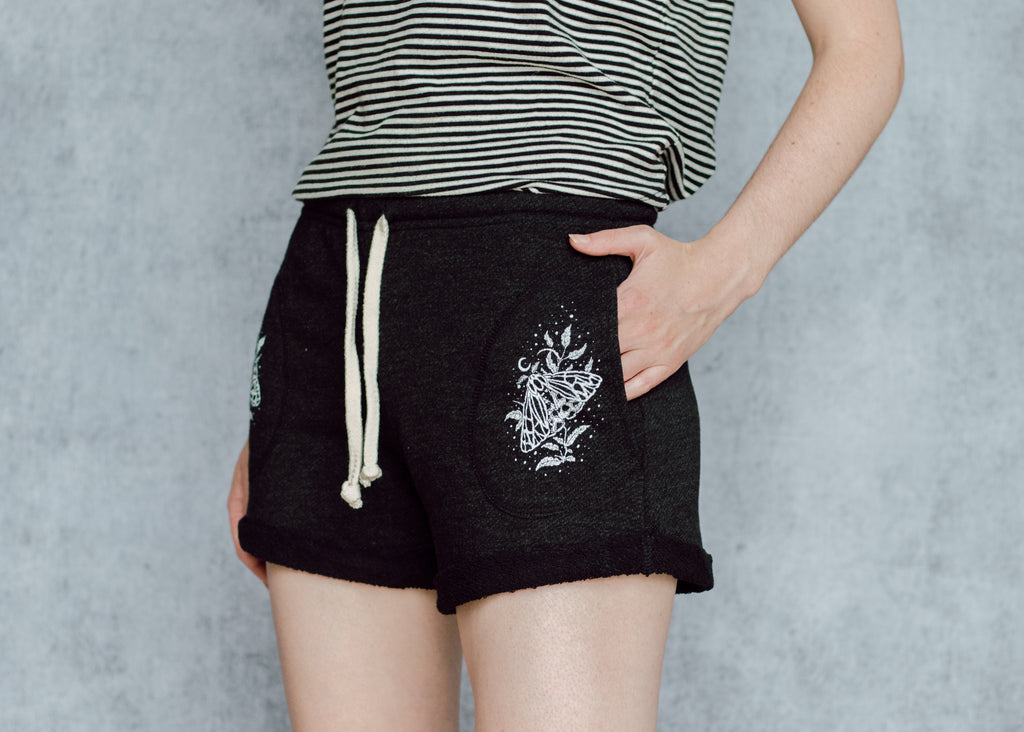 Cosmic Moth Shorts