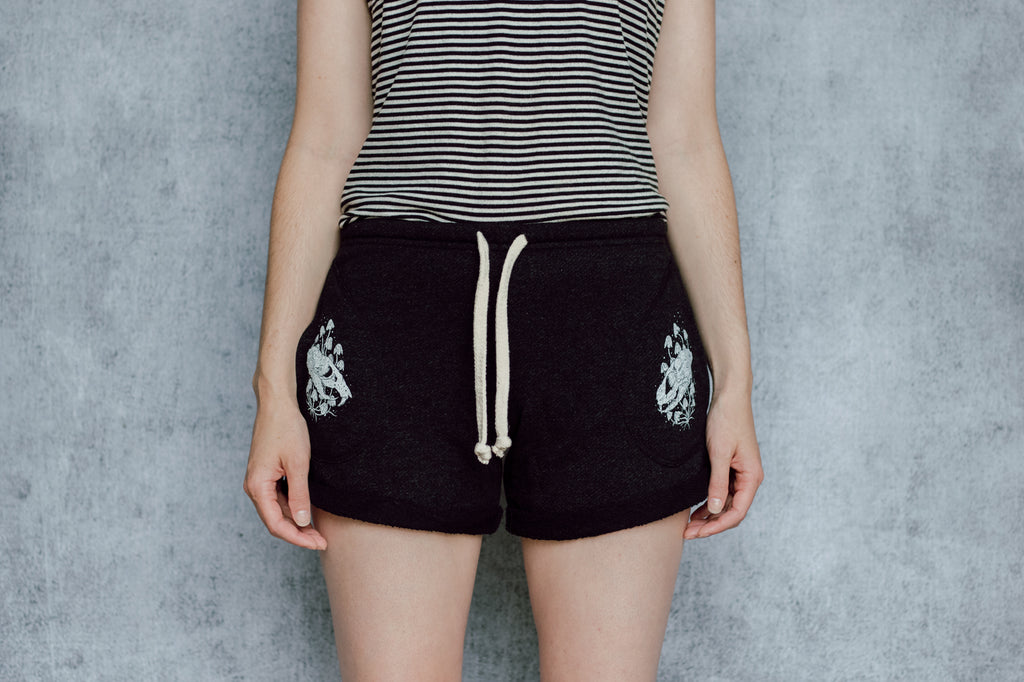 Skull and Mushroom Shorts