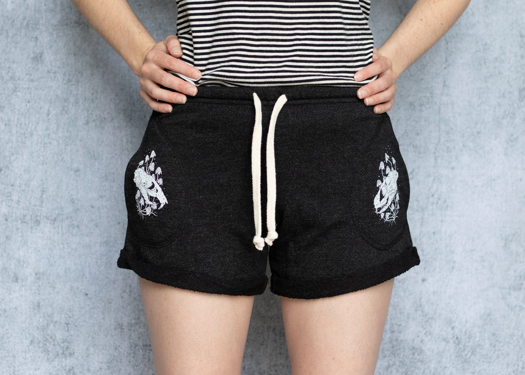 Skull and Mushroom Shorts