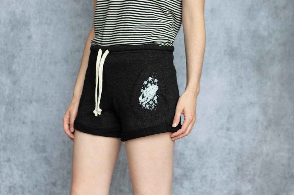 Skull and Mushroom Shorts