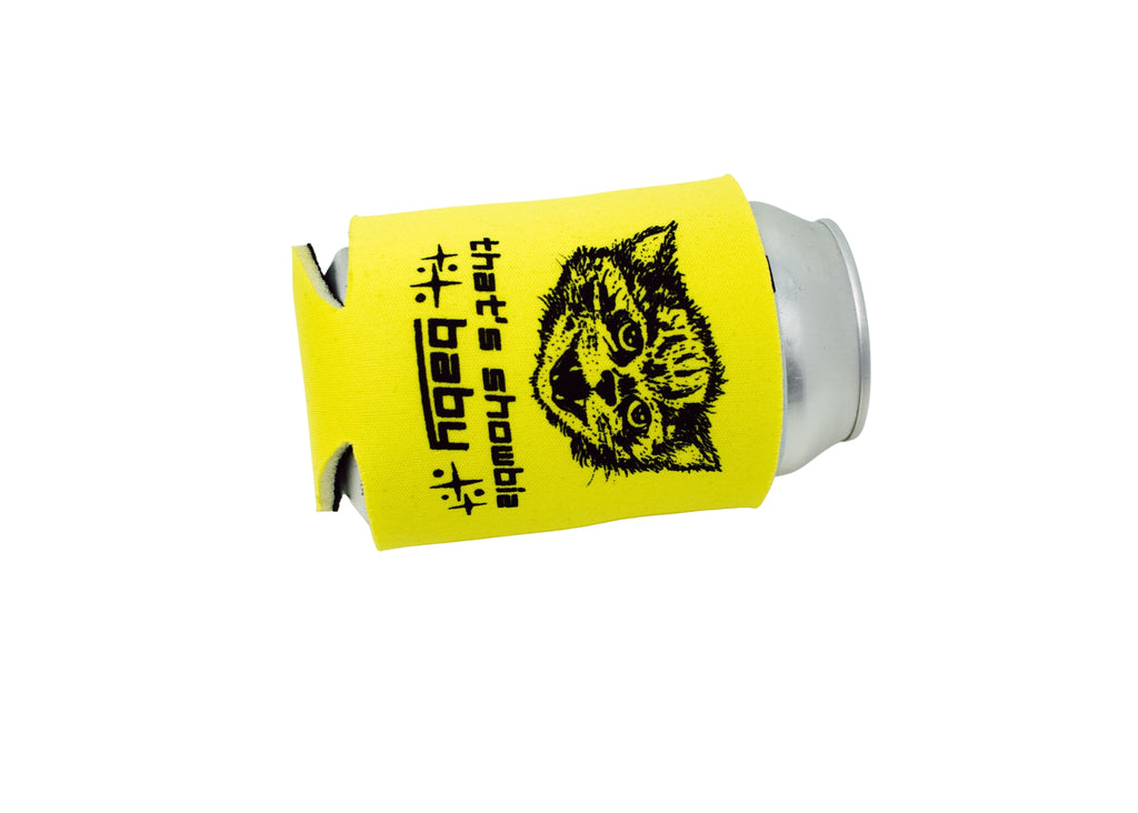 Yellow Cat Can Holder