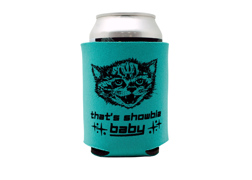 Teal Cat Can Holder