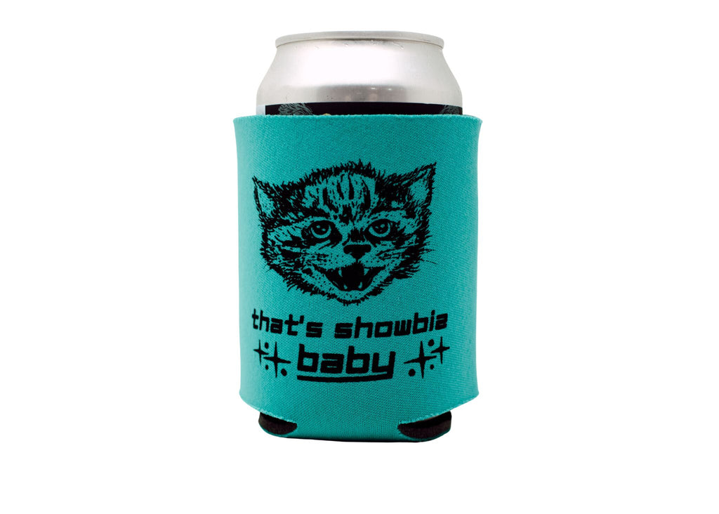 Teal Cat Can Holder