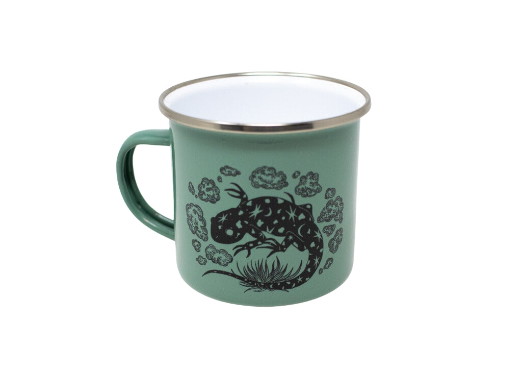Green Salamander Camp Mug
