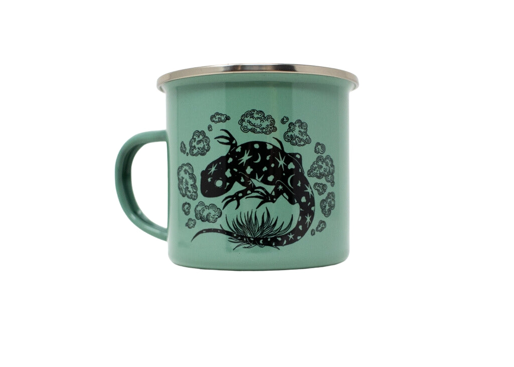 Green Salamander Camp Mug