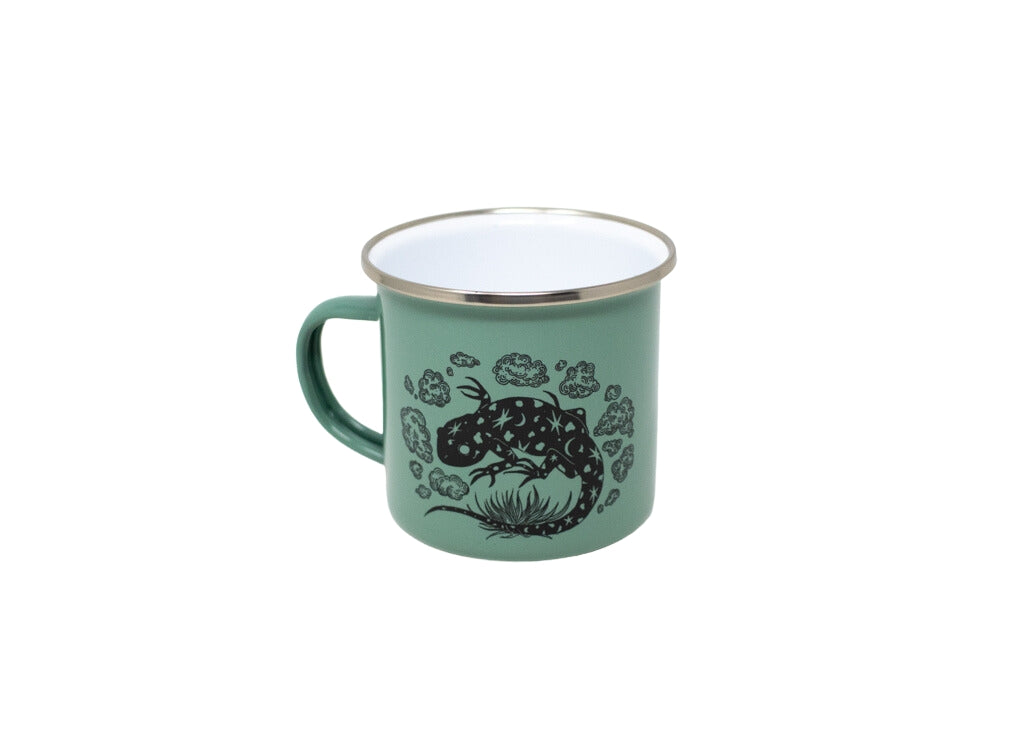 Green Salamander Camp Mug