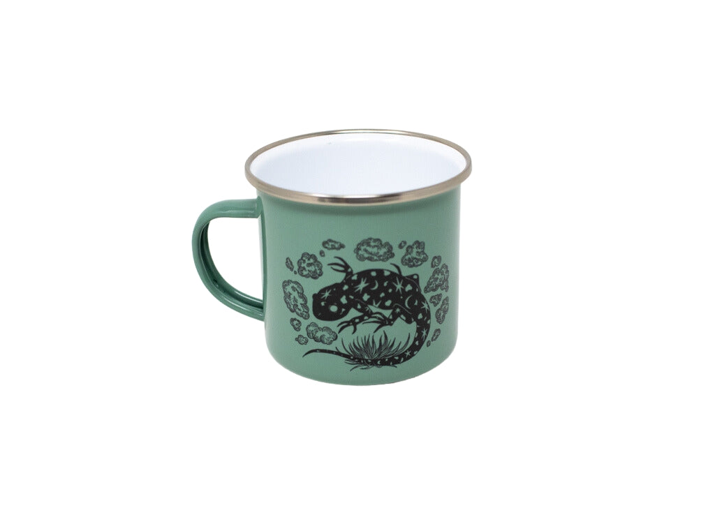 Green Salamander Camp Mug