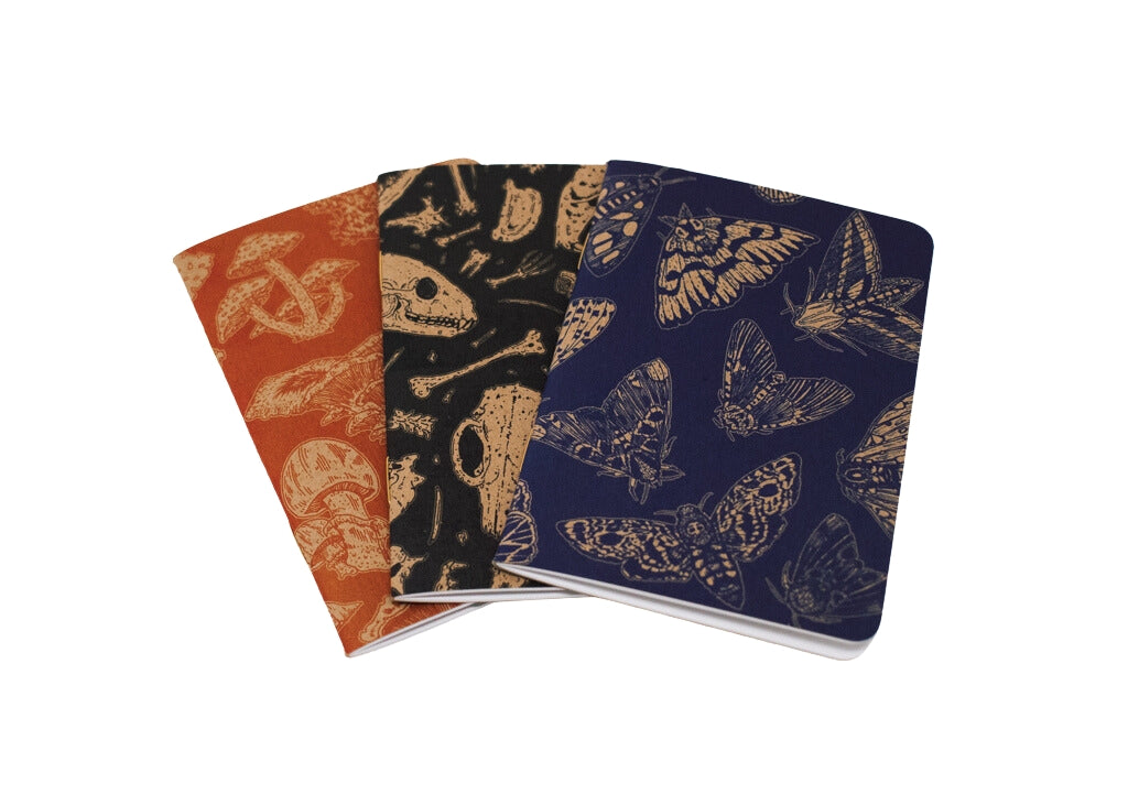 Natural Patterns Pocket Notebook 3 Pack – Fennec Design