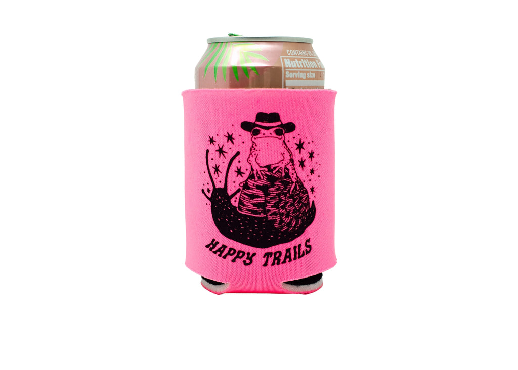 Pink Frog Can Holder