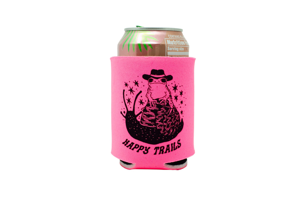 Pink Frog Can Holder