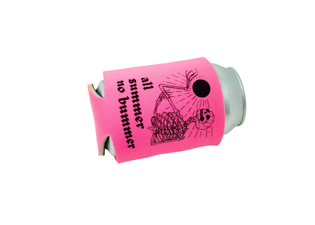 Pink Skeleton Can Holder