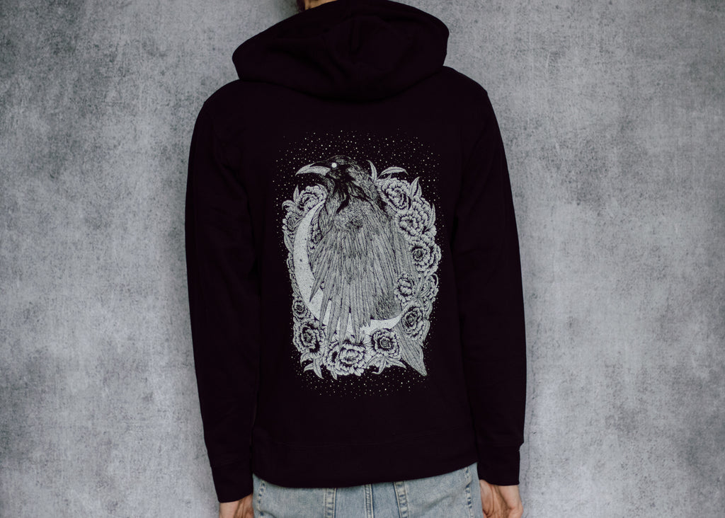 Raven and Crescent Hoodie