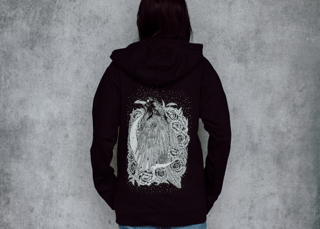 Raven and Crescent Hoodie