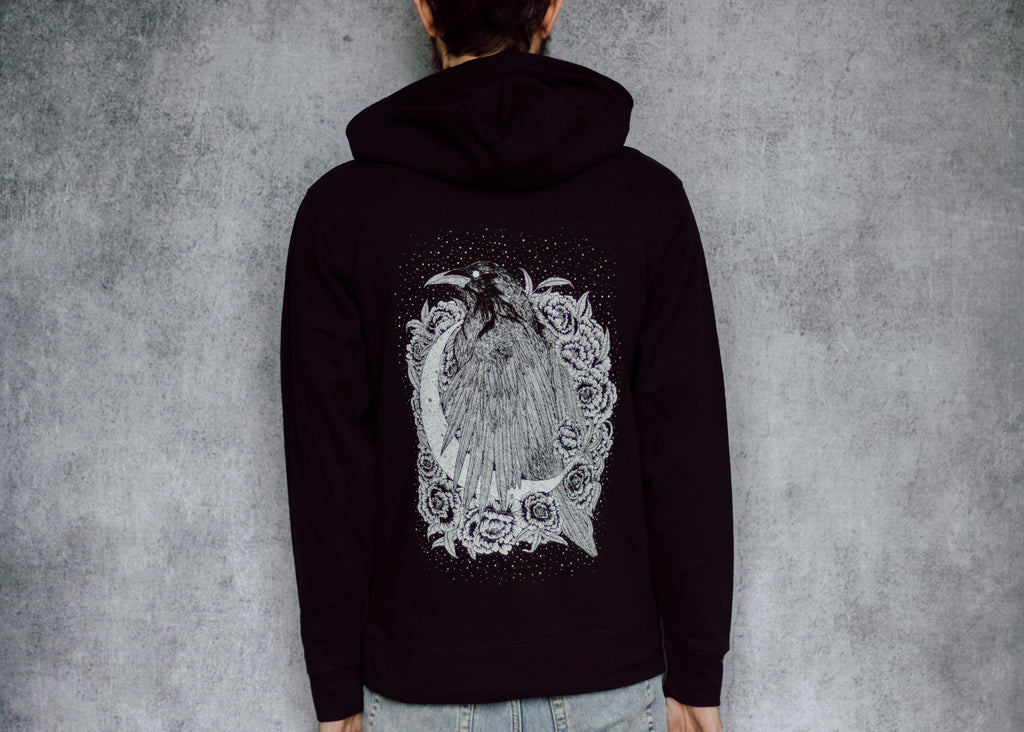 Raven and Crescent Hoodie