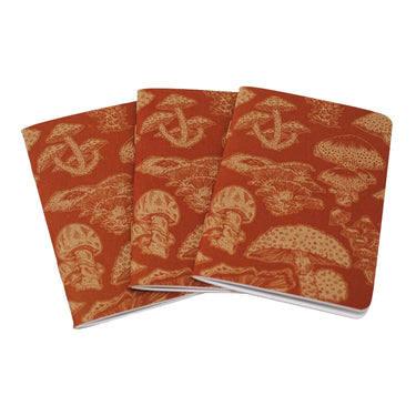 Mushroom Pattern Pocket Notebook