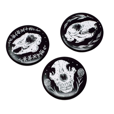 Skull Button 3 Pack