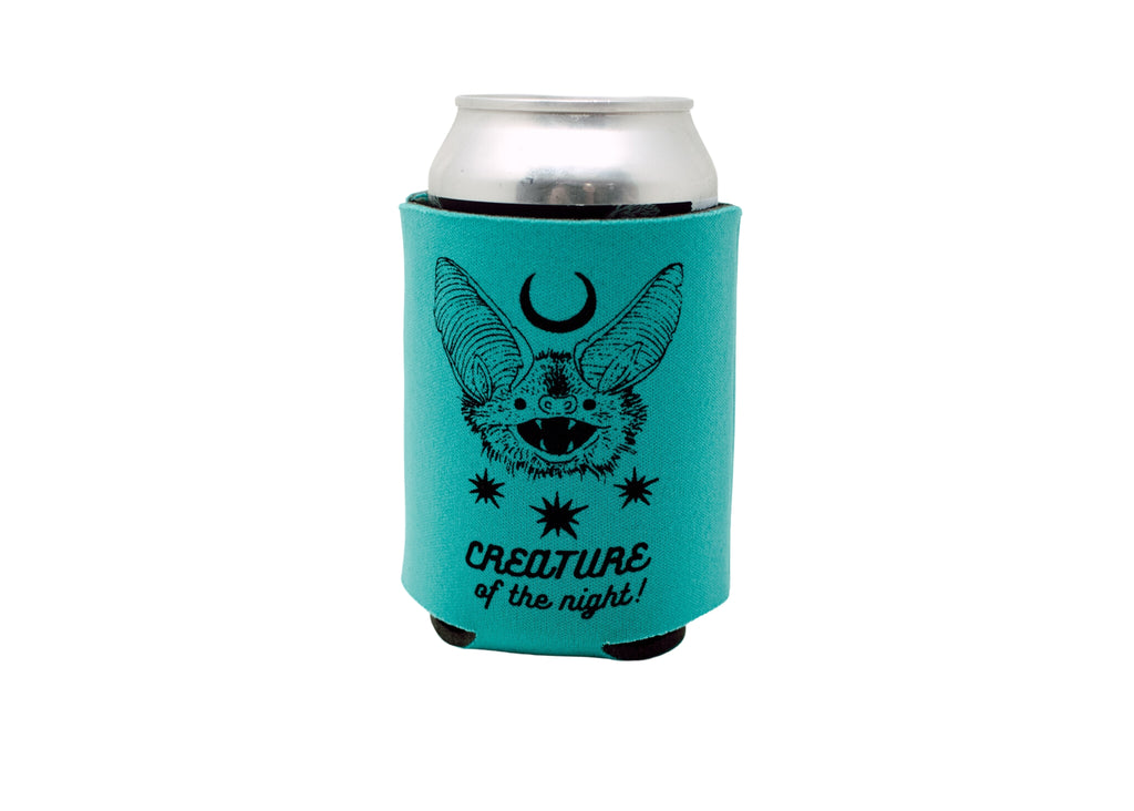Teal Bat Can Holder