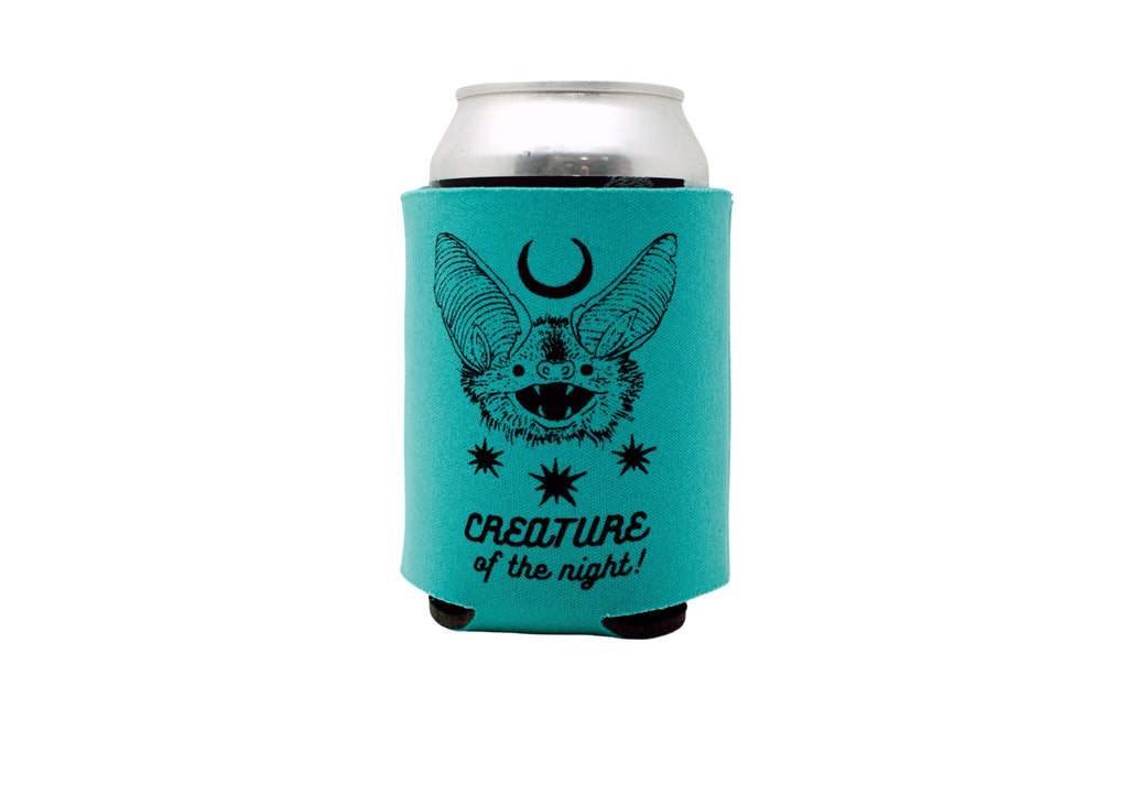 Teal Bat Can Holder