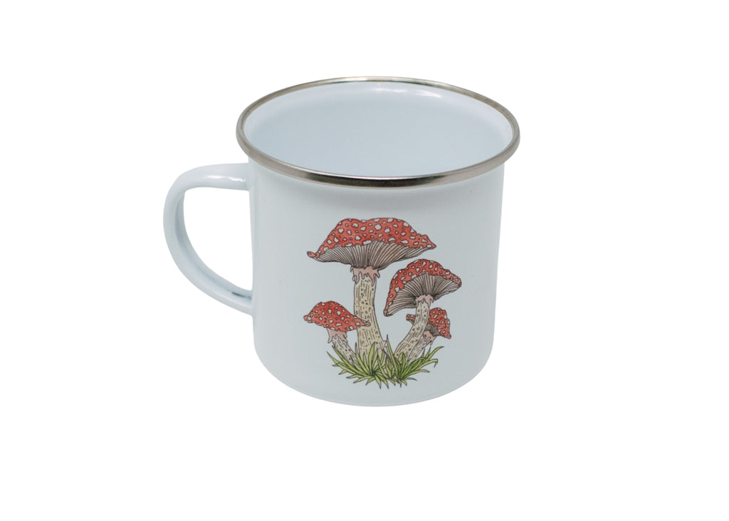 Toadstool Enamel Camp Mug