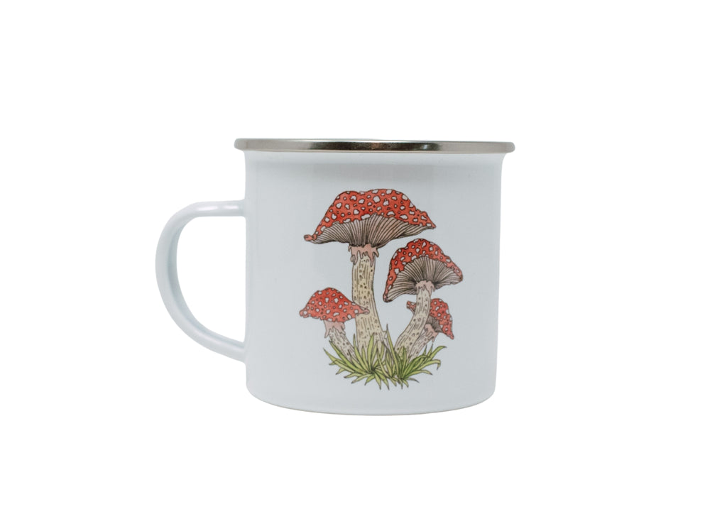 Toadstool Enamel Camp Mug