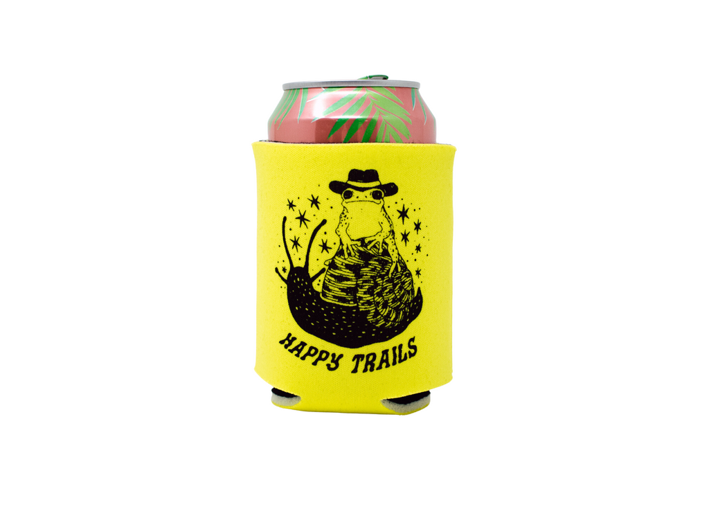 Yellow Frog Can Holder